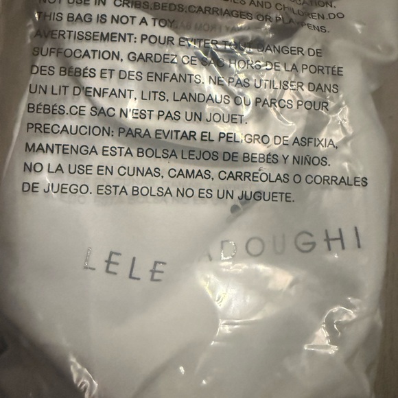 Lele Sadoughi, NWT Elegant White Pearl-cobblestone embellishes Headband main image 6